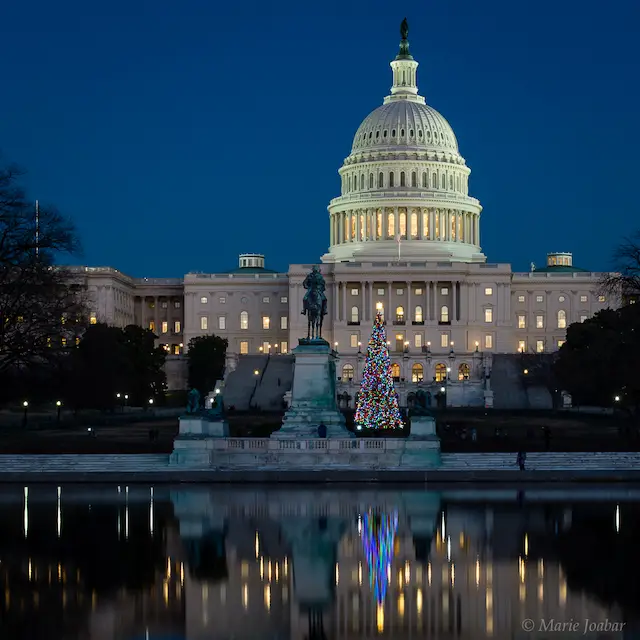 Holiday Photos Around the U.S. Capitol