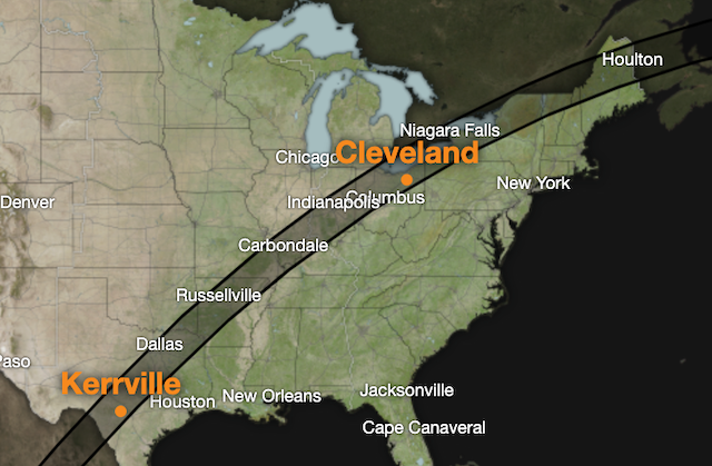 Path of Totality Eclipse 2024